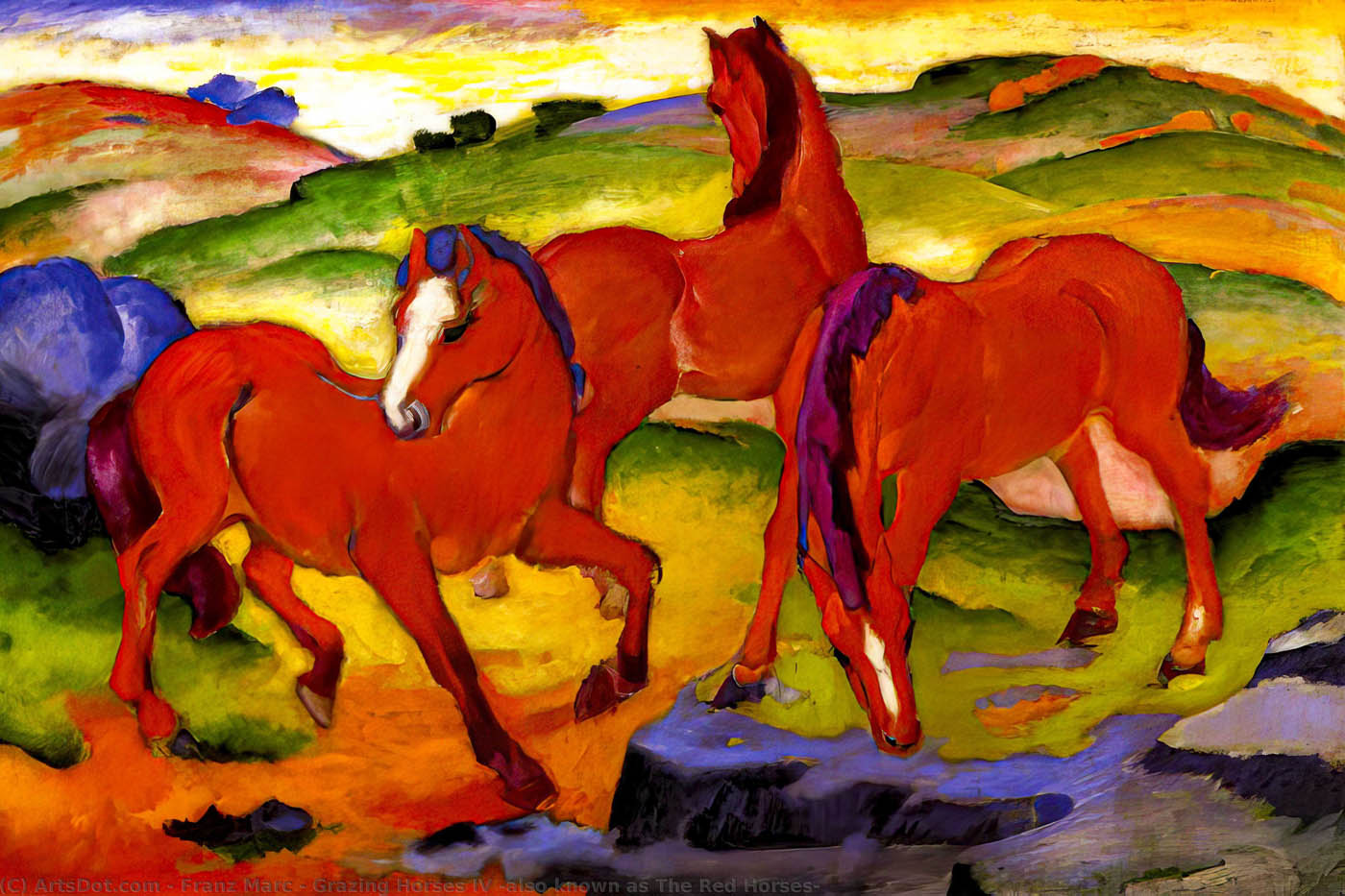 Fire Horse Group - Franz Marc